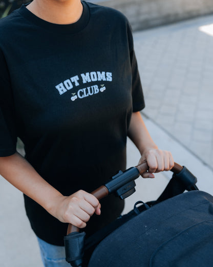 Hot Moms Club Tee - BLUE