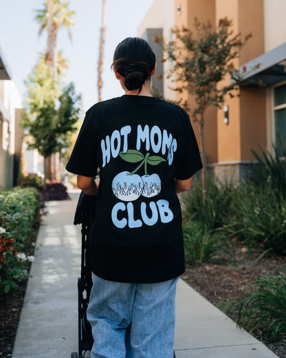 Hot Moms Club Tee - BLUE